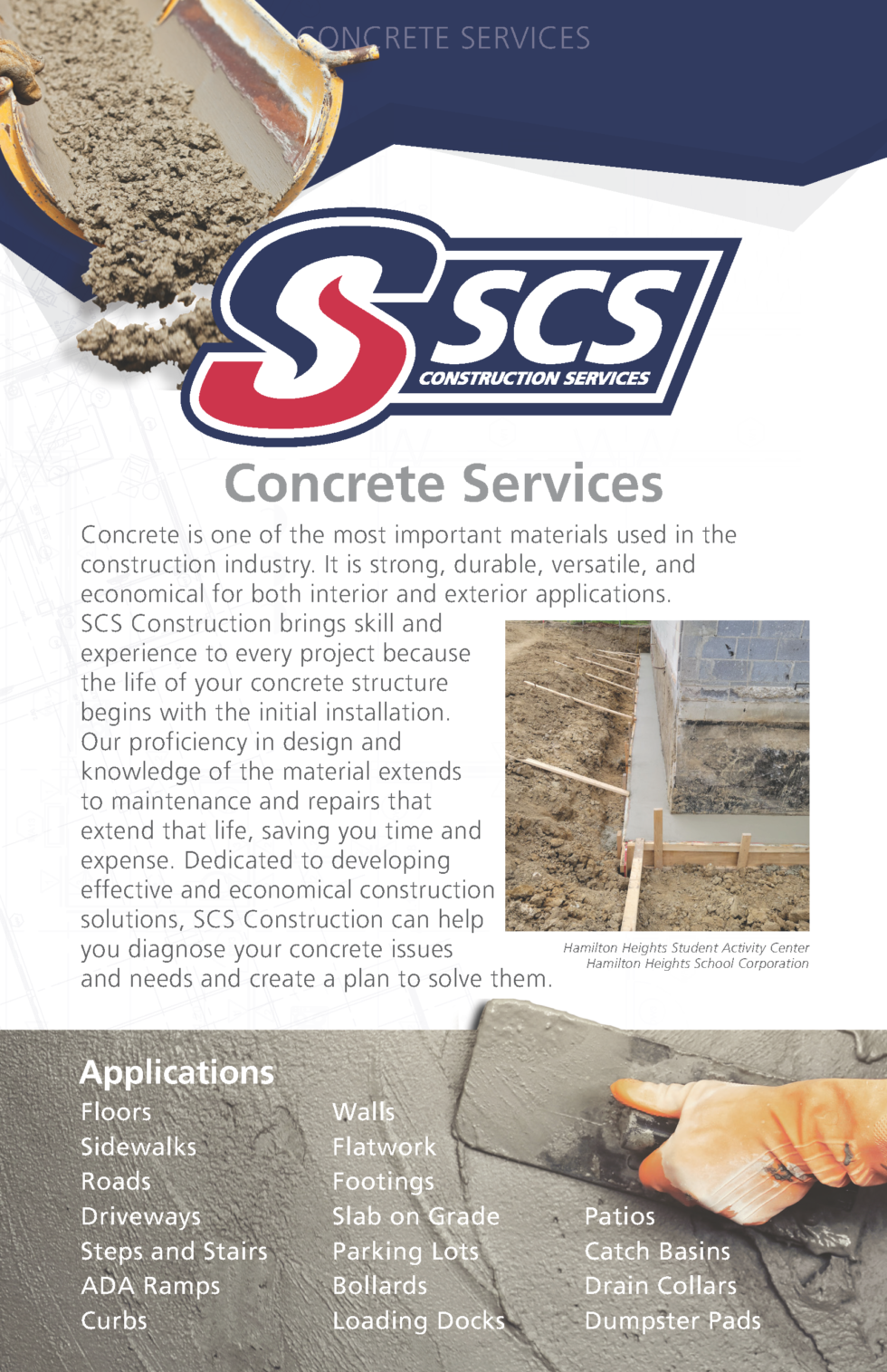 Concrete Services - SCS Construction Services, Inc.